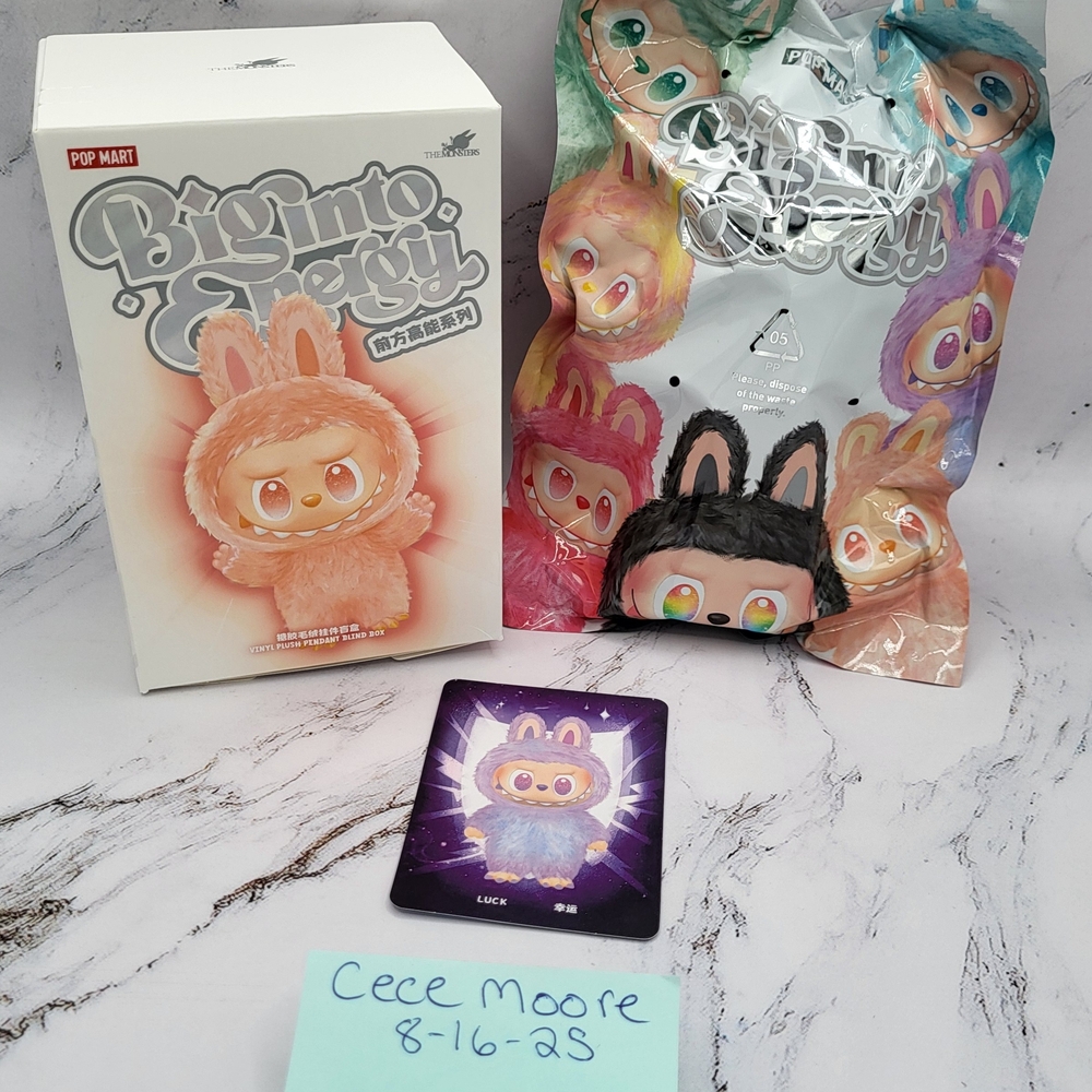 Pop Mart Labubu Big Into Energy 'LUCK' Labubu